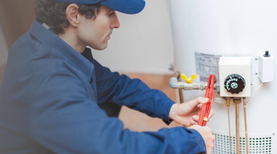 Local tankless water heater installation in Adair, IA